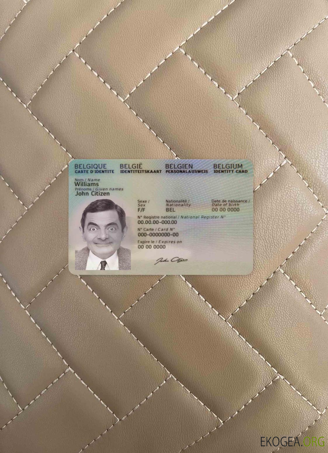 Belgique ID 2020   présent photolook FRONT